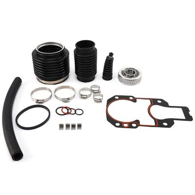 For Mercruiser Alpha One 1 Gen 2 Transom Bellows Repair Reseal Kit 30-803099T1 svart