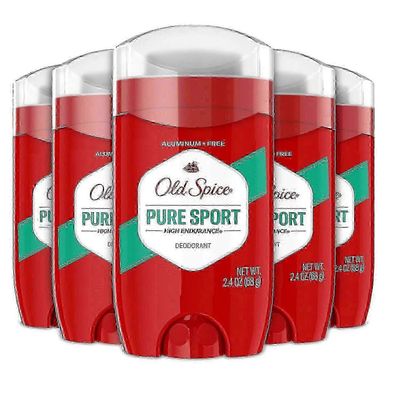 Old Spice High Endurance -deodorantti miehille Pure Sport, 5 kpl