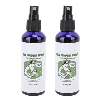 2kpl maidon pumppaussuihke kosteuttava tukkeutumista poistavat nännit pumpun voitelusuihke imetykseen 118ml