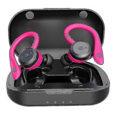 20 tuntia Leikkiaika Uinti vedenpitävät Bluetooth-kuulokkeet Dual Wear Urheilu langattomat kuulokkeet Tws Ipx7 Nappikuulokkeet Stereo vaaleanpunainen