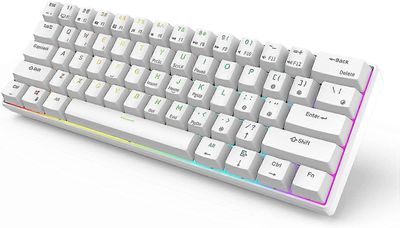 Rk Rk61 Rgb Langaton /langallinen 60% kompakti mekaaninen näppäimistö, 61-näppäin hammas pieni kannettava pelitoimistonäppäimistö, sopii Windowsill...