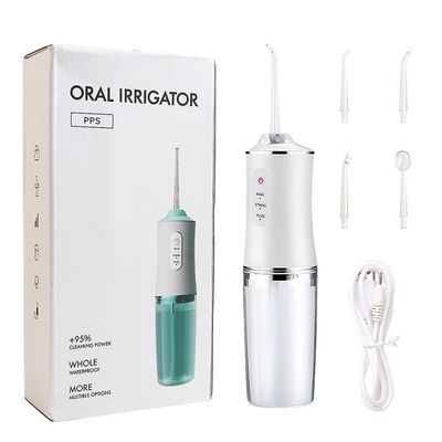 Hjem Ultralyd Calculus Remover Dental Skalering Electric Portable Scaler Sonic Røg Pletter Tartar Plaque Tænder Cleaner White hvid