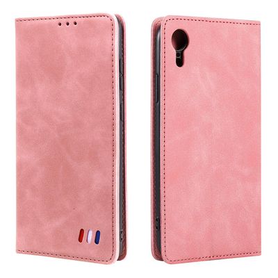 Etui til Iphone Xr Cover Magnetisk lukning Tegnebog Bog Flip Folio Stand View Læder cover Stødsikker - Rosegold