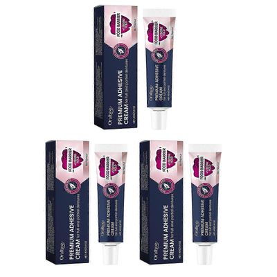 Turvallinen vedenpitävä hammasproteesiliima, erittäin vahva pito ylemmälle, alemmalle tai osittaiselle 3 kpl