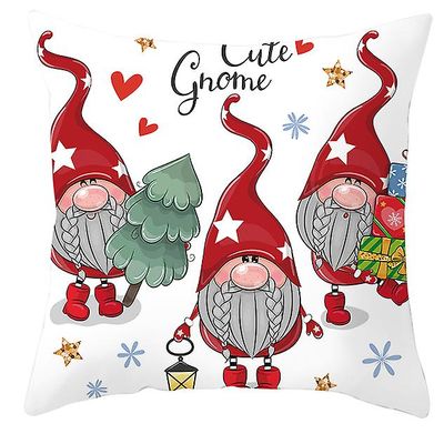 Witdreamer Christmas Lovely Dwarf Series Dekorative Pudebetræk Pudebetræk 22