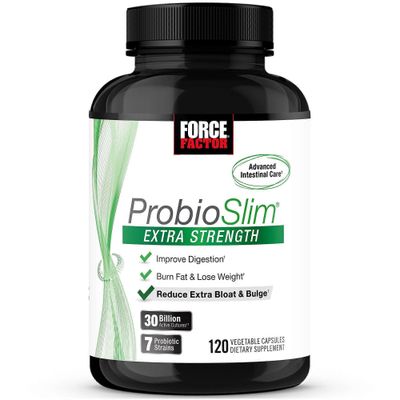 Force Factor Probioslim Extra Strength Probioottilisä Naisille Ja Miehille 30 miljardia FSU: ta, Kapselit, 120 Ea