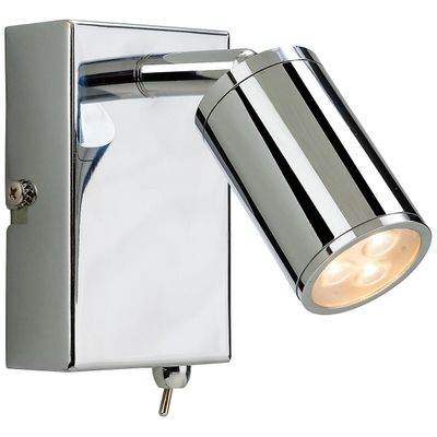Firstlight Lighting Firstlight Orion - LED 3 Light Indoor Wall Spotlight (Switched) Chrome