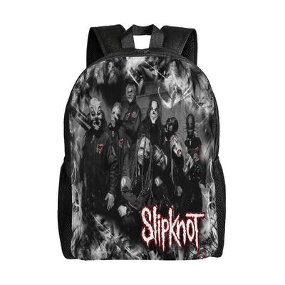 2025 a42 Slipknot reppu miehille ja naisille, tyylikäs päiväreppu täyspainatuksella, vedenpitävä kirjalaukku kouluun ja ulkoiluun m42