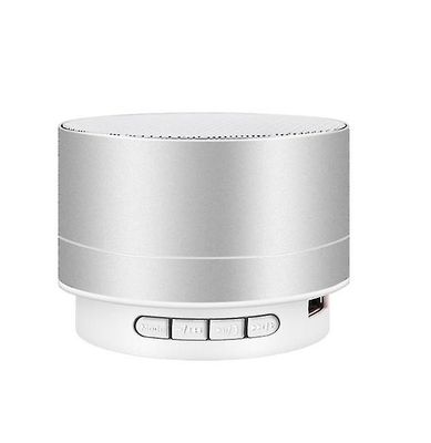 Coosilo Usb trådløs Bluetooth-højttaler, mini subwoofer udendørs afspiller sølv