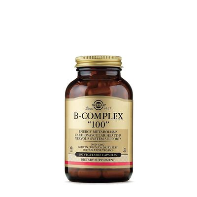Solgar vitamiini B-Complex "100" vihannesten kapselia, 100