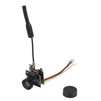 Minikamera FPV AIO 5.8G 25MW 40CH 800TVL lähetin LST-S2+ FPV-kamera OSD-osilla RC Racille Musta