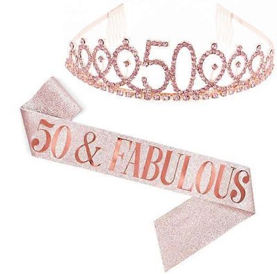 Unbrand Makea syntymäpäivätiara ja puite, upea puite ja kristallitiara tytöille 50