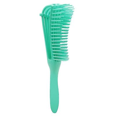 Coosilo Detangling Hår Børste Massage Hair Comb Krøllet Børster Hårbørste Hår Curler grøn