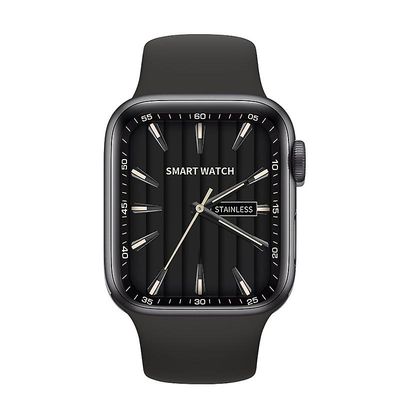 2.19" Full Touch Smart Watch Menn Kvinner Watch Series 9 Bluetooth Call Smartwatch Sleep Monitoring Trådløs lading S9 Max Watch Svart