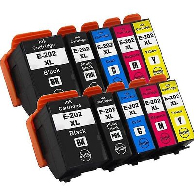 202XL mustekasetit Epson 202 202XL -tulostimelle, yhteensopiva Epson Expression Premium XP-6000 XP-6005 XP-6100 XP-6105 -tulostimen kanssa 2SET