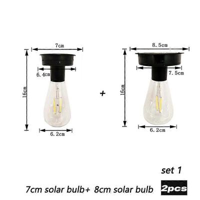 Aurinkoenergialla toimiva lamppu kannettava retkeilyvalo led-valo pidikkeelle korvaava sisäpihan puutarhavalaisin ulkona