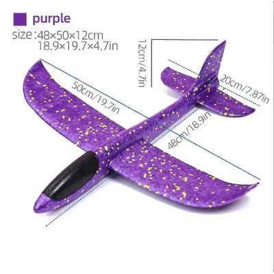 Barsinfi fly kaster skum flyflyfly fly 50 cm Farve D