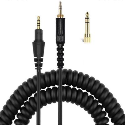 Korvaava kuulokekaapelijohto Pioneer HDJ-CUE1/HDJ-CUE1BT/HDJ-X5/HDJ-X7/HDJ-S7 -pelipäille Musta