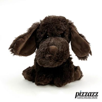 Warmies mikroaaltouunissa ja jäähdytettävässä pehmolelussa laventelin tuoksulla suklaalabradorinnoutaja-pehmo