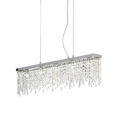Ideal Lux Lighting Ideel Lux Giada Clear - 5 lys lille loft vedhæng Bar Chrome, G9