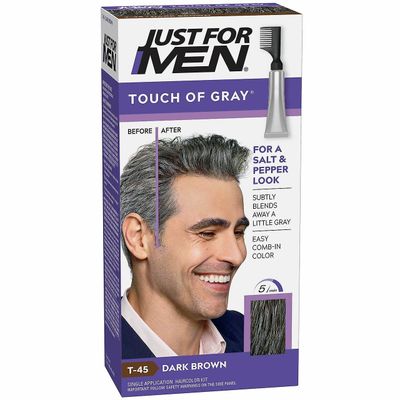 Just For Men Bare for menn Touch Of Grey - Dark Brown Grey T-45