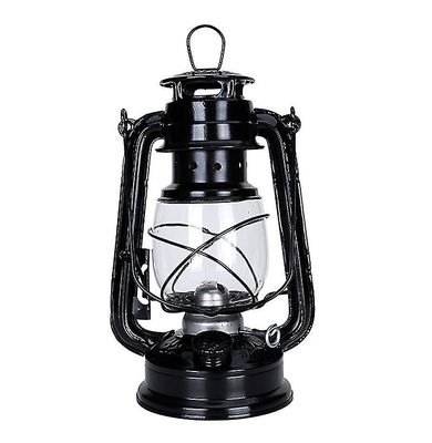 Mikasa Retro petroleum lampe 25cm Camping Light Home dekorative hængende lampe Sort