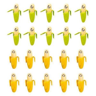 40kpl Creative Banana Shaped Erasers Students Erasers Students Stationery Sekalaiset värit 4.5X1X1CM