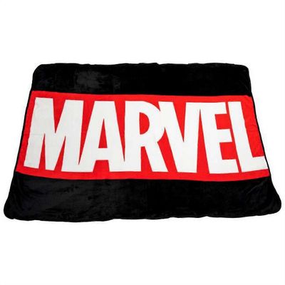 Marvel Teams Marvel Brand Text Logo Fleece Throw BlanketQY25 100x125cm 50x40in