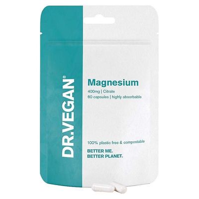 DR.VEGAN Dr Vegansk magnesiumcitrat 400mg kapsler 60