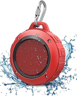 Linkrunning Udendørs vandtæt Bluetooth-højttaler, Kunodi trådløs bærbar mini bruser rejsehøjttaler med subwoofer, forbedret bas, indbygget mikrofon...