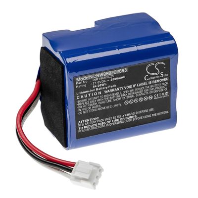 vhbw-akku, yhteensopiva Philips SpeedPro FC6725/01-, FC6726/01- ja FC6726-imureiden kanssa (2500 mAh, 21,6 V, Li-ion) ilman väriä/sisäistä akkua