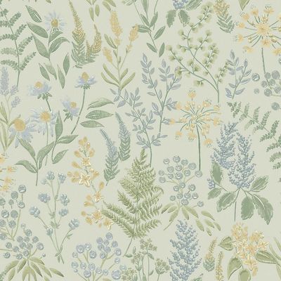 Holden Decor Floral Sprig Blå bakgrunn 13662