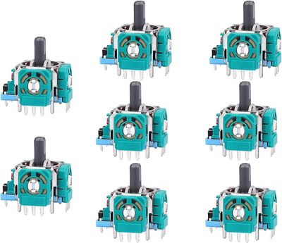 8kpl ohjaussauvojen vaihto DualSense PS5 -ohjaimelle, 3D analoginen anturi Peukalo sauvat Joystic