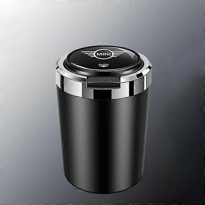 Tuhkakupit sopivat Mini Cooper Countrymaniin TOIMII R55 R56 R60 F54 F55 F56 yhden avaimen avoin kansi monitoiminen auton tuhkakuppi sisäosat musta