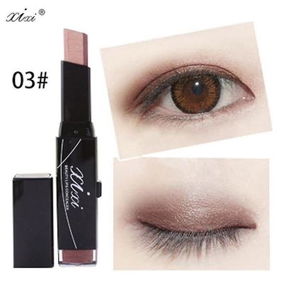 Eye Shadow Vandtæt Blooming Peach Makeup Dobbelt farve pen til begyndere