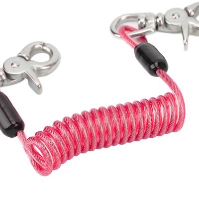Moselota Double Reef Hook Drift Hook 316 ruostumattomasta teräksestä valmistettu Double Reef Hook Diving Supplies with Spiral Coil Lanyard vedenala...