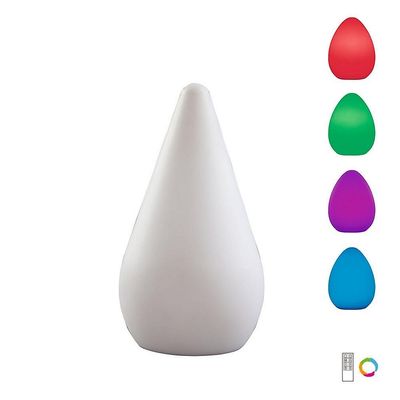 Inspired Lighting Palma bordlampe induktion LED RGB Udendørs IP44, Opal Hvid