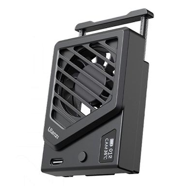 Kamerajäähdytin DSLR-valokuvakameran matkapuhelimen jäähdytykseen, live-jäähdytyspatteri, kameran lisävarusteet, musta