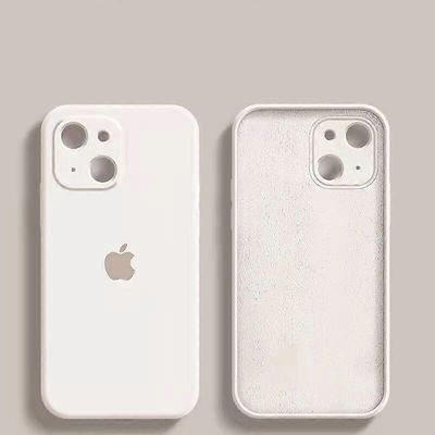 Apple iPhone 14 Plus nestemäinen silikonipuhelimen kotelon kansi antiikkivalkoinen