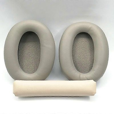 Sony MDR-1000X/WH-1000XM2 Korvaavat Pehmusteet & Pääpanta Sarja - Ensiluokkaiset melueristyskorvatyynyt Kultaa