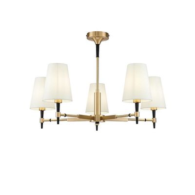 Maytoni Lighting Zaragoza Lysekrone Messing, 5 Lys, E14