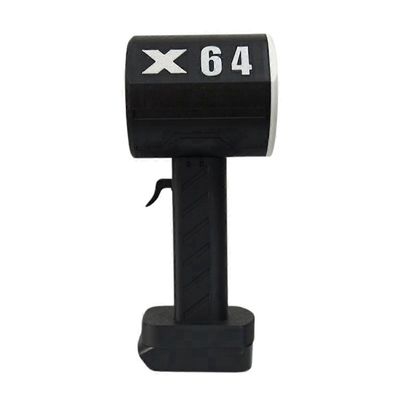 X64 väkivaltainen puhaltimen työntövoima 1,6 kg kädessä pidettävä turbosuihkutuuletin 64 mm harjaton moottorilehtipuhallin, joka sopii akkuun Musta