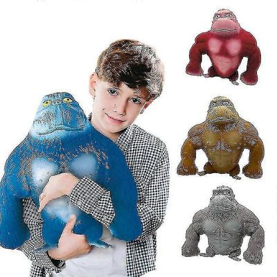 Maxi Baba Suuri Orangutan Purista Vent Doll Stress Relief Puristava lelu Sininen