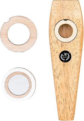 Tre Kazoo, tre munnspill for barn Voksne Musikkinstrument Ukulele gitar Partner med Metal Box For Music Lover, 10.42.950.9cm