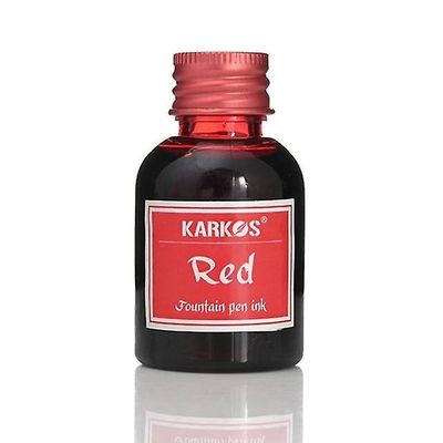 Bricks Masons Fountain pen blæk farverige blæk 30ml Lys rød