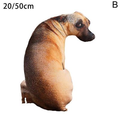 Lover Söpö koiran täyttämä tyyny, jossa on erilaisia kuvioita Beige L