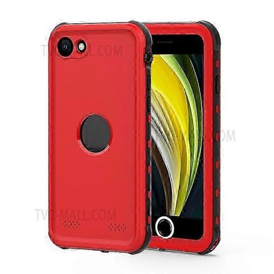 REDPEPPER IP68 vedenpitävä kotelo SE 2nd Gen - iskunkestävä pölytiivis puhelimen kansi Punainen