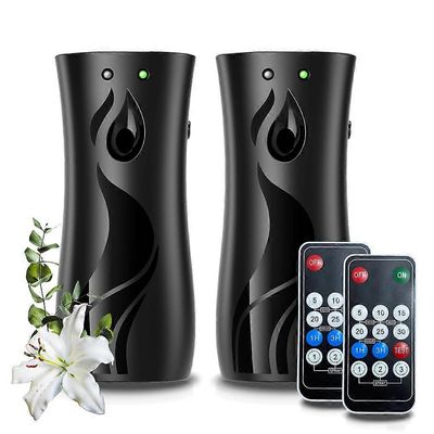 2pakkaus automaattinen ilmanraikastimen ruiskutusannostelija, seinälle asennettava tai vapaasti seisova ruiskuteline, mult Musta