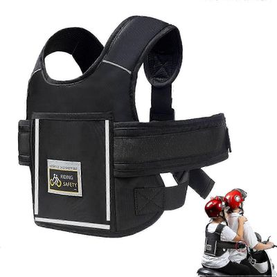 Lasten moottoripyörän turvavyö, säädettävä lasten vyö, heijastimilla, sopii 2-12-vuotiaille lapsille