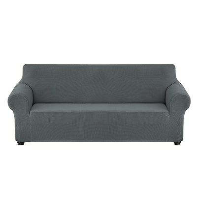 Eveltek Stretch Sofa Slipcover SofaBeskytter Små Tern Grå M